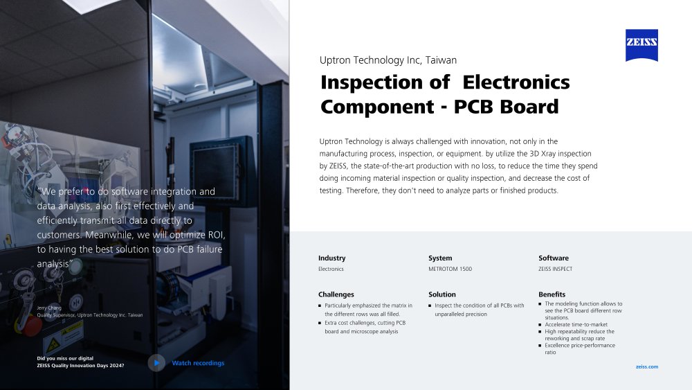 Quick Success_Electronics_Uptron_METROTOM_ZEISS INSPECT_EN öğesinin ön izleme görüntüsü