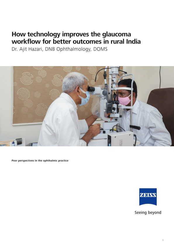 Vista previa de imagen de Glaucoma Workflow Whitepaper Dr. Hazari India EN