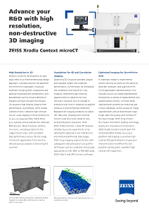 Vista previa de imagen de Flyer: ZEISS Xradia Context microCT