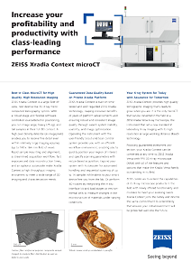 Vista previa de imagen de Flyer: ZEISS Xradia Context microCT