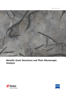 Vista previa de imagen de Metallic Grain Structures and Their Microscopic Analysis