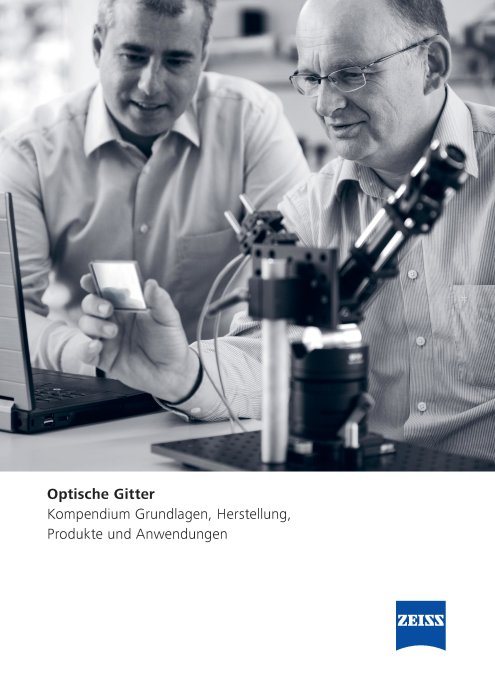 Vorschaubild von ZEISS Optische Gitter - Kompendium